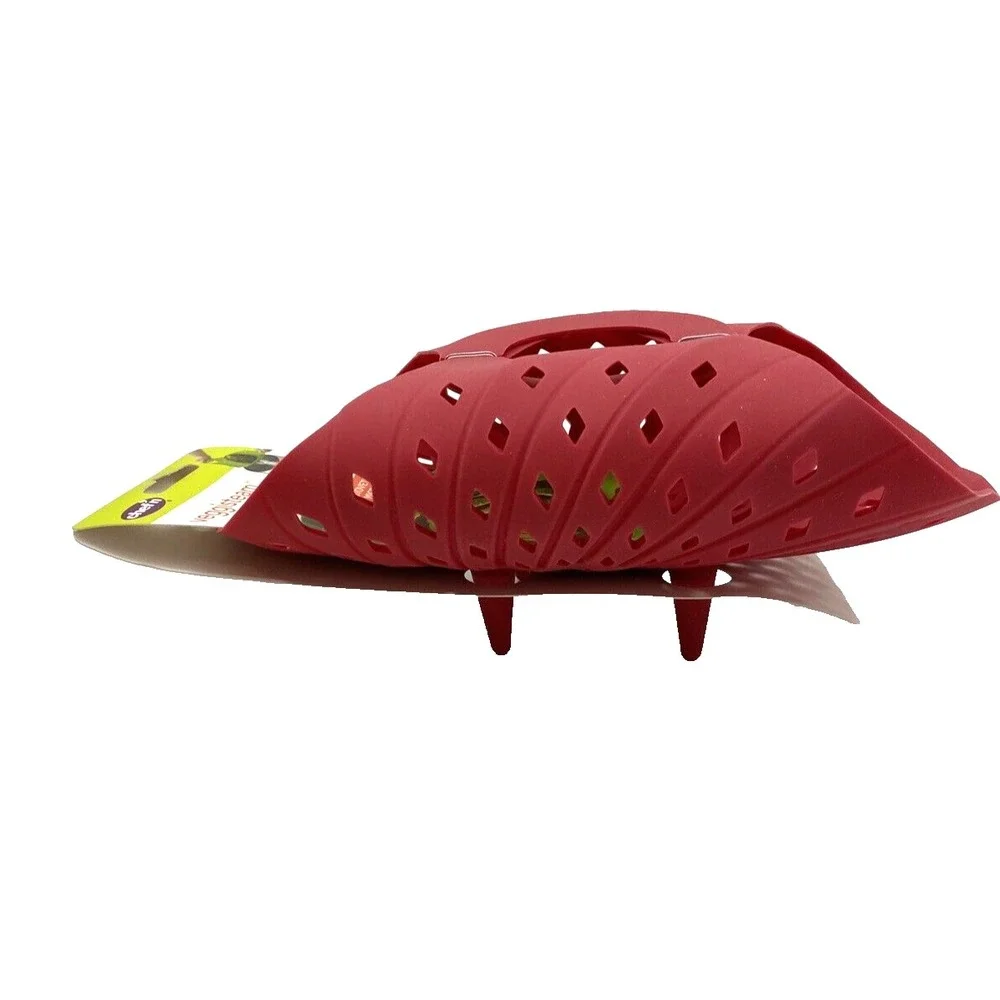 Silicone Steamer Veggiesteam Vegetable Food Steamer Basket by Chef'n NEW